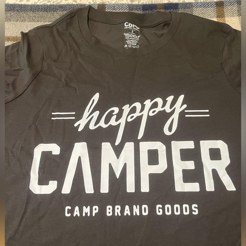 Camp Brand Goods tee NWOT